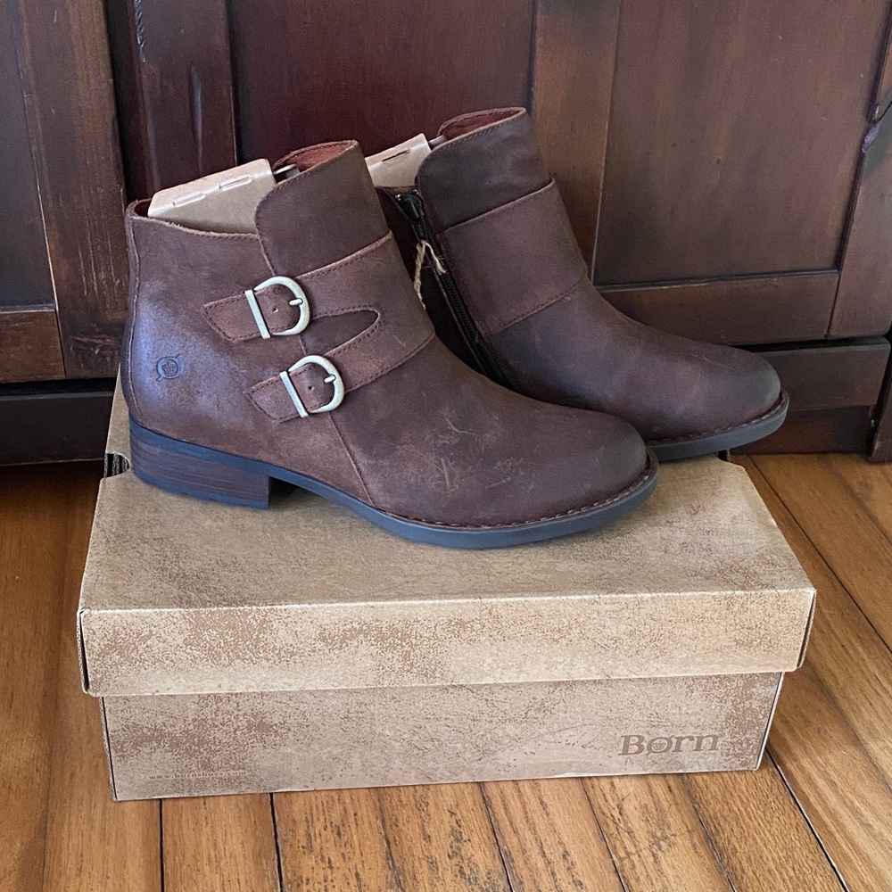 Born Adler Rust Distress Boots sz11